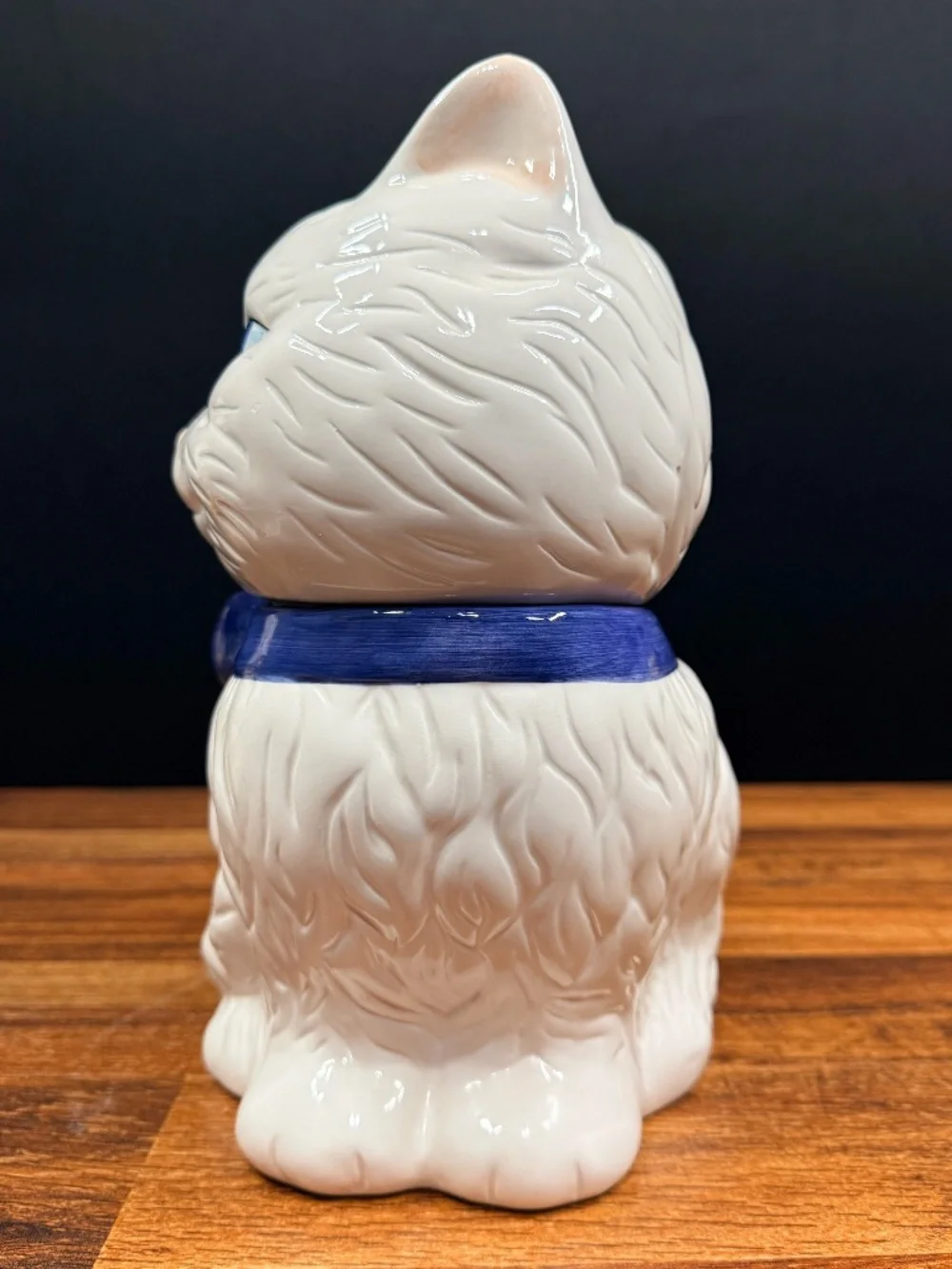 White Cat Cookie Jar